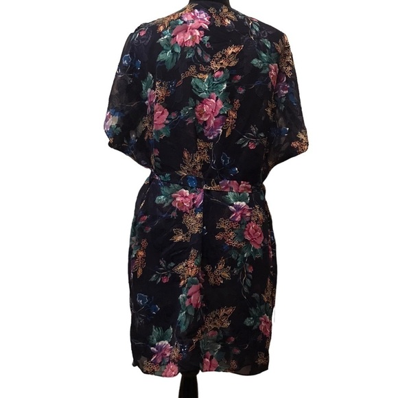 VINTAGE Intimate Moods Floral Slip Dress & Robe Set - Picture 3 of 7